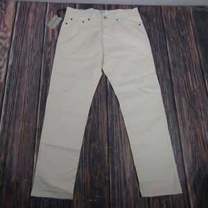 Collars & Co. Pants Mens 32x30 Stone Beige 5 Pocket Stretch Chino New With Tags